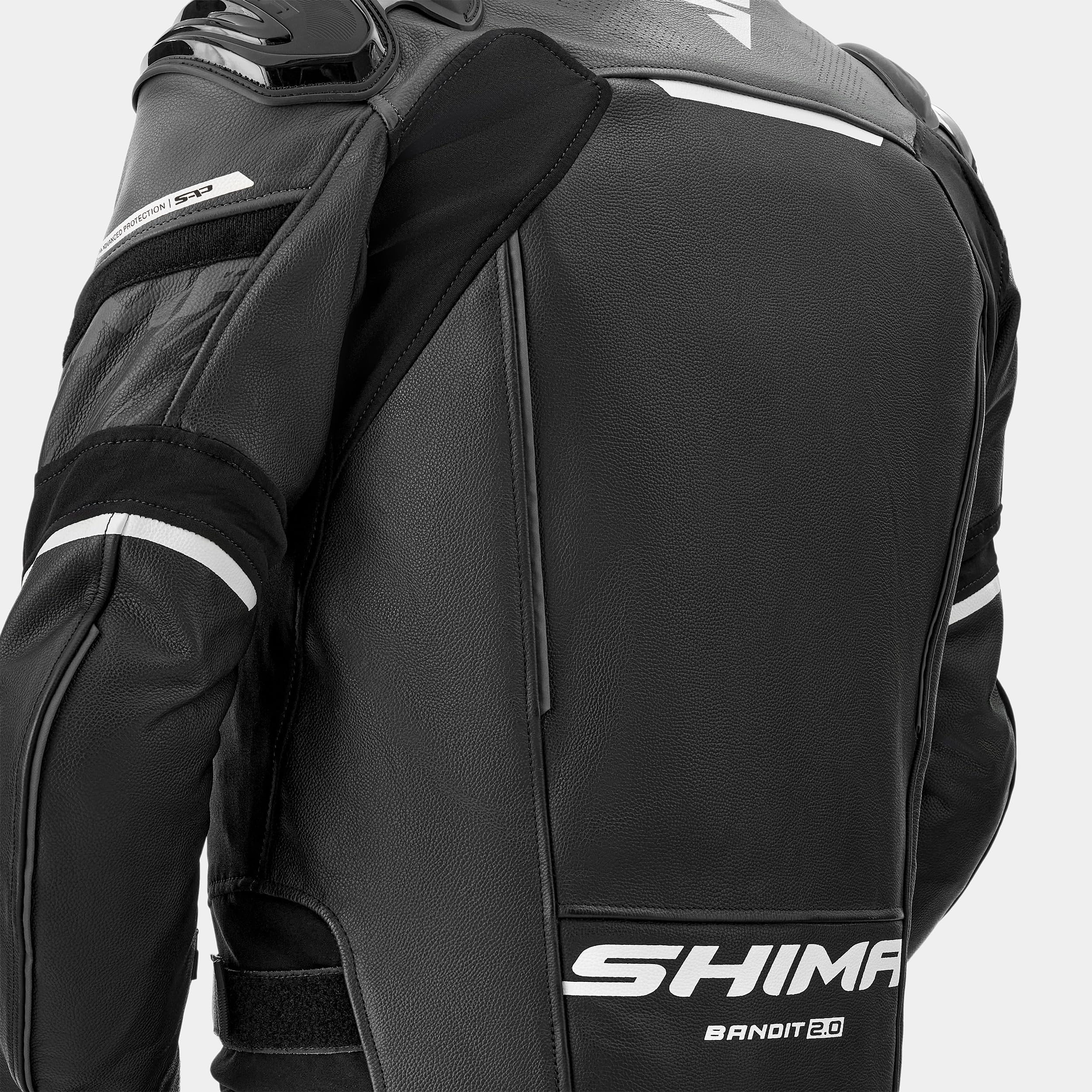 SHIMA Bandit 2.0 Leather Motorcycle Jacket Men AirForce Back Protector Armor Biker Riding Lether Motorbike Sport Bikers - Image 11