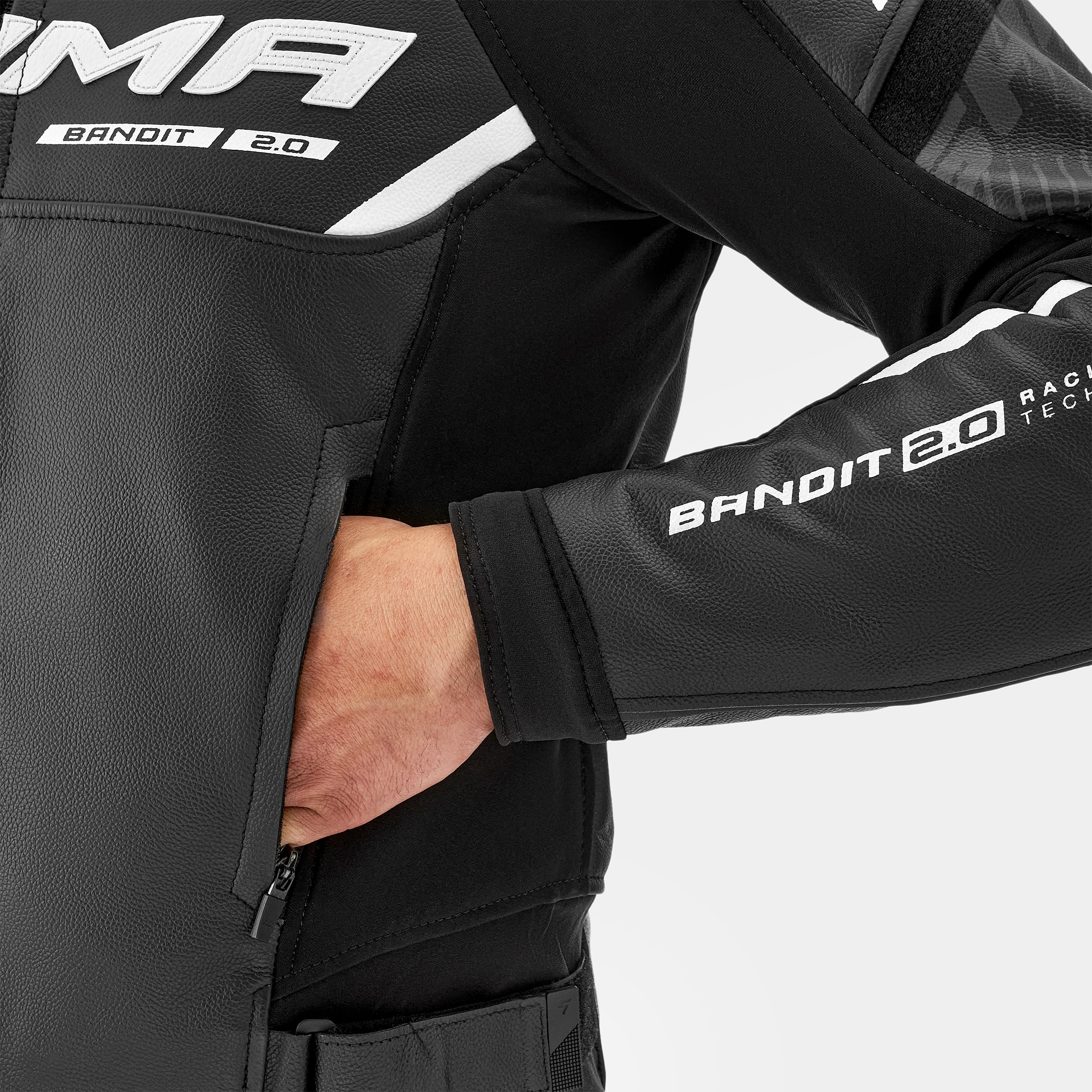 SHIMA Bandit 2.0 Leather Motorcycle Jacket Men AirForce Back Protector Armor Biker Riding Lether Motorbike Sport Bikers - Image 17