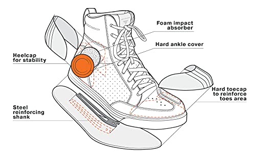 SHIMA Blake Boots Motorcycle Boots for Men Ventilated Leather Shoes Motorbike Short Ankle Protector Urban Bike Classic - Image 6