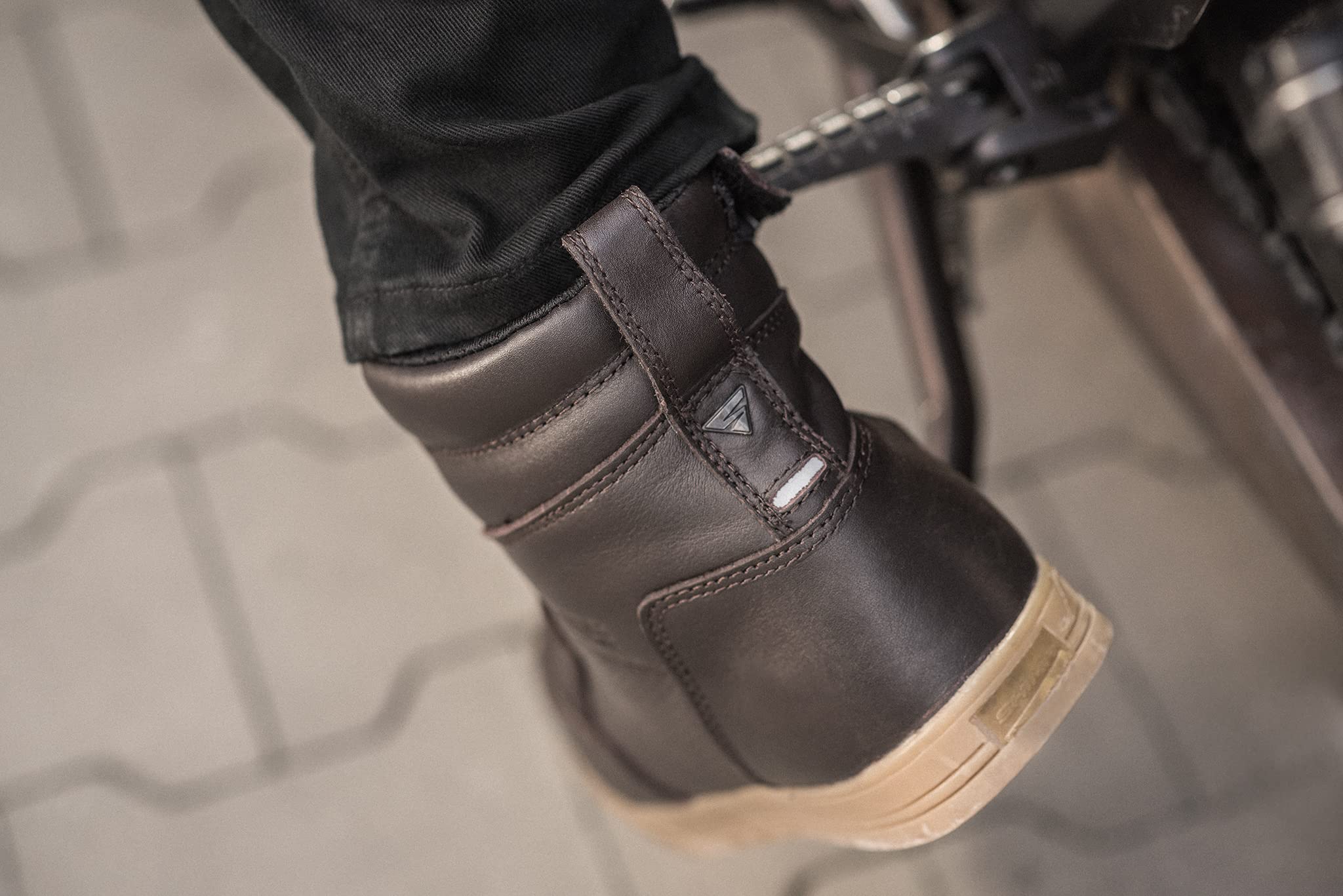 SHIMA Blake Boots Motorcycle Boots for Men Ventilated Leather Shoes Motorbike Short Ankle Protector Urban Bike Classic - Image 7