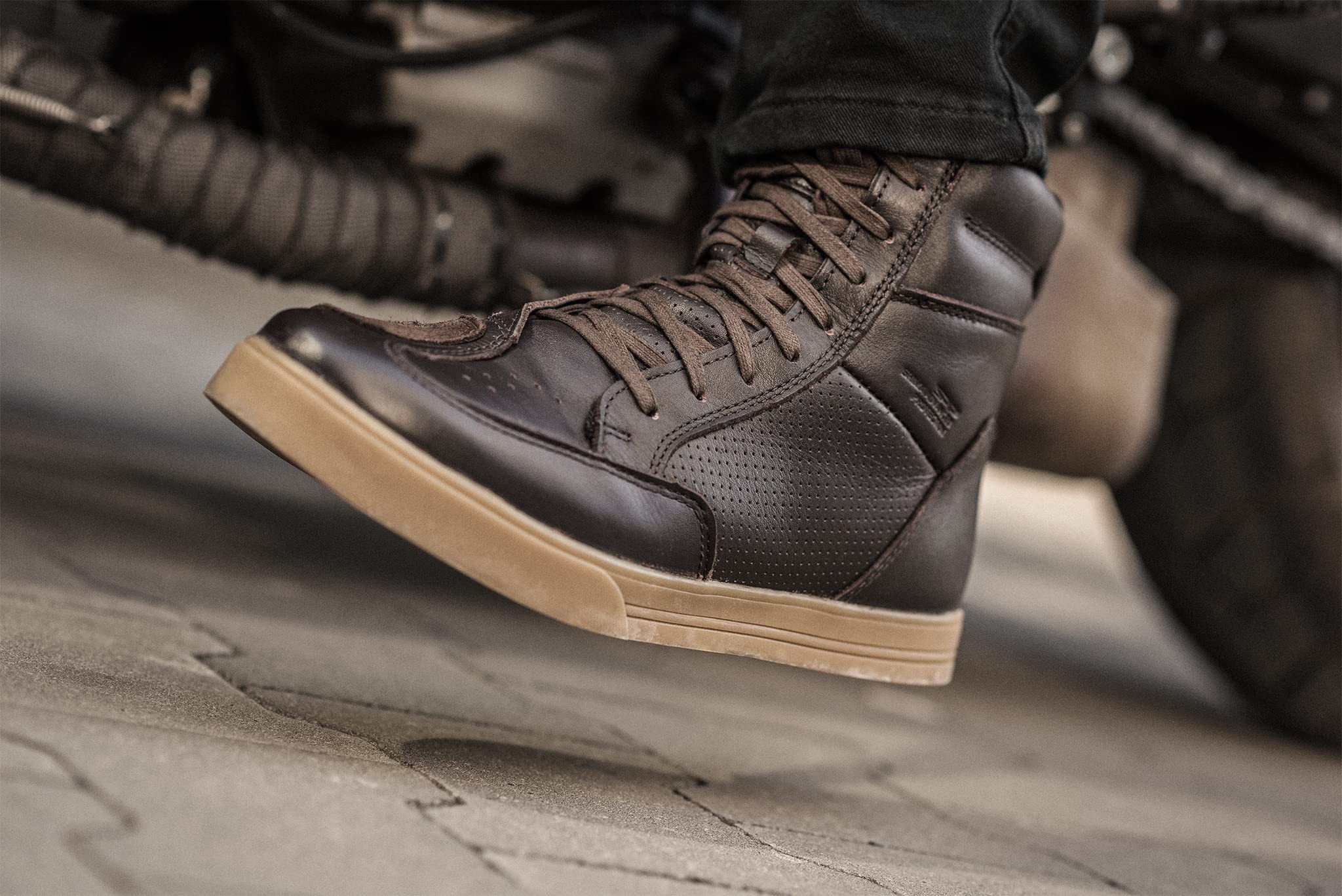 SHIMA Blake Boots Motorcycle Boots for Men Ventilated Leather Shoes Motorbike Short Ankle Protector Urban Bike Classic - Image 8