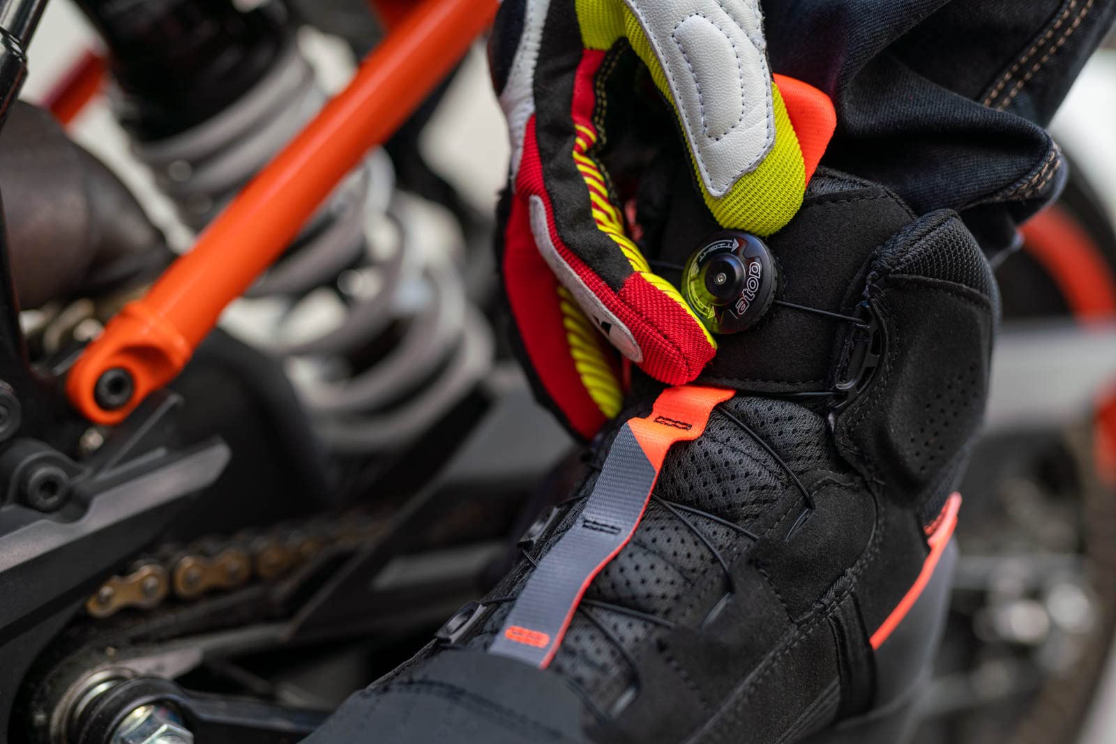 SHIMA Edge Motorcycle Riding Shoes Men Women Ventilated Waterproof Leather Boots Summer Suede ATOP Street Sport Stealth - Image 10