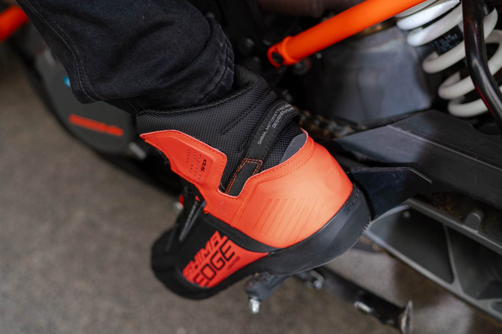 SHIMA Edge Motorcycle Riding Shoes Men Women Ventilated Waterproof Leather Boots Summer Suede ATOP Street Sport Stealth - Image 11