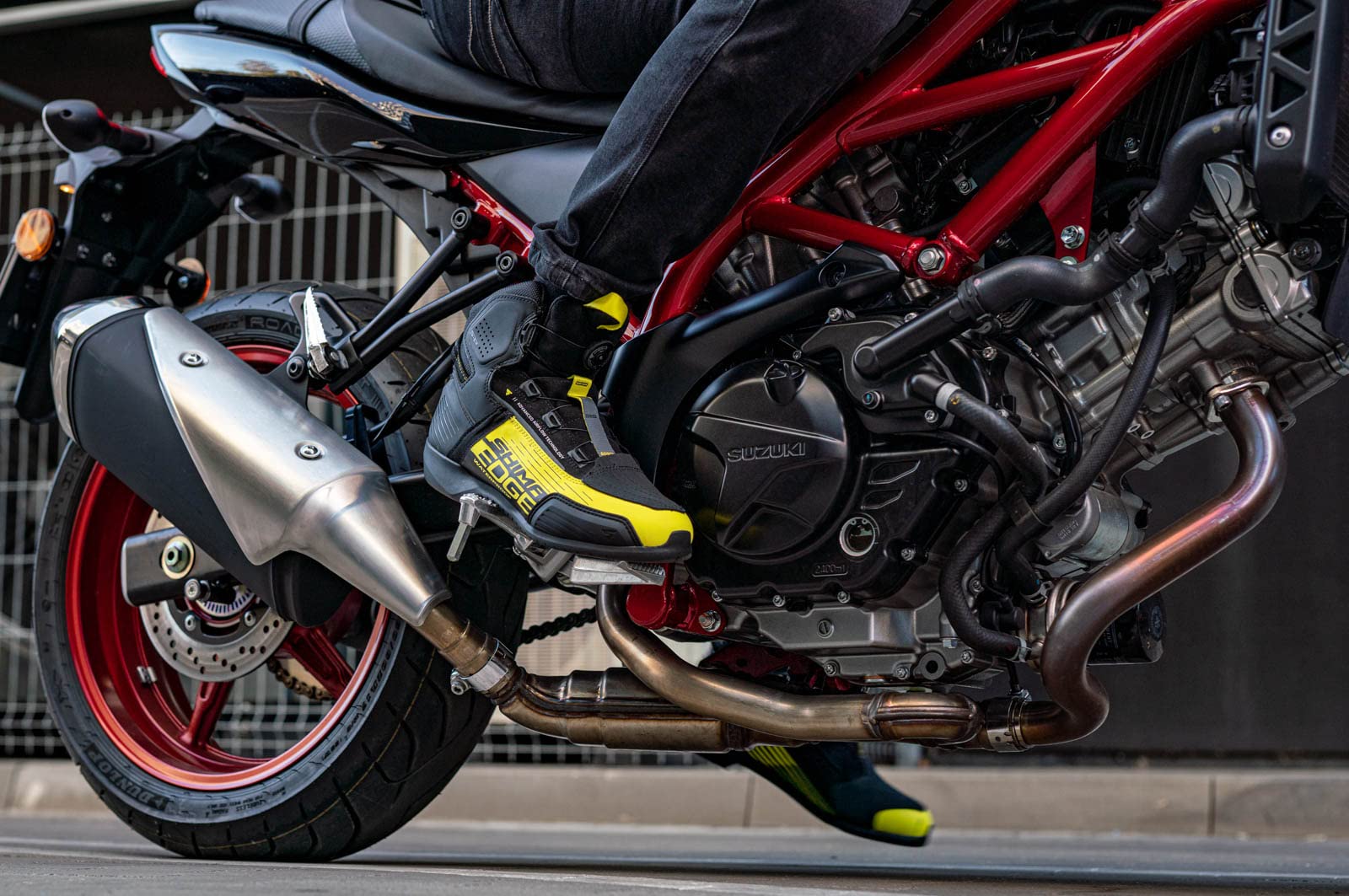 SHIMA Edge Motorcycle Riding Shoes Men Women Ventilated Waterproof Leather Boots Summer Suede ATOP Street Sport Stealth - Image 3