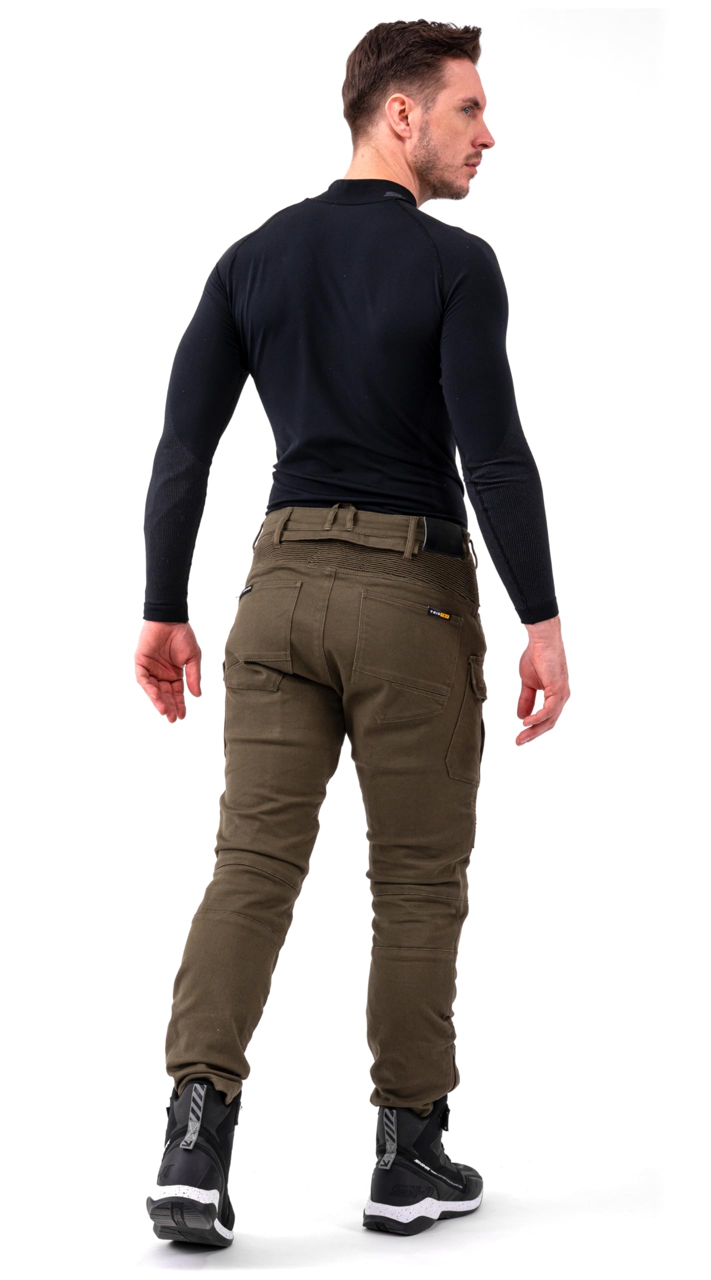 SHIMA Giro 3.0 Motorcycle Pants for Men & Women Airforce Knee Protectors Motorbike Armoured Cargo Lightweight - Image 4