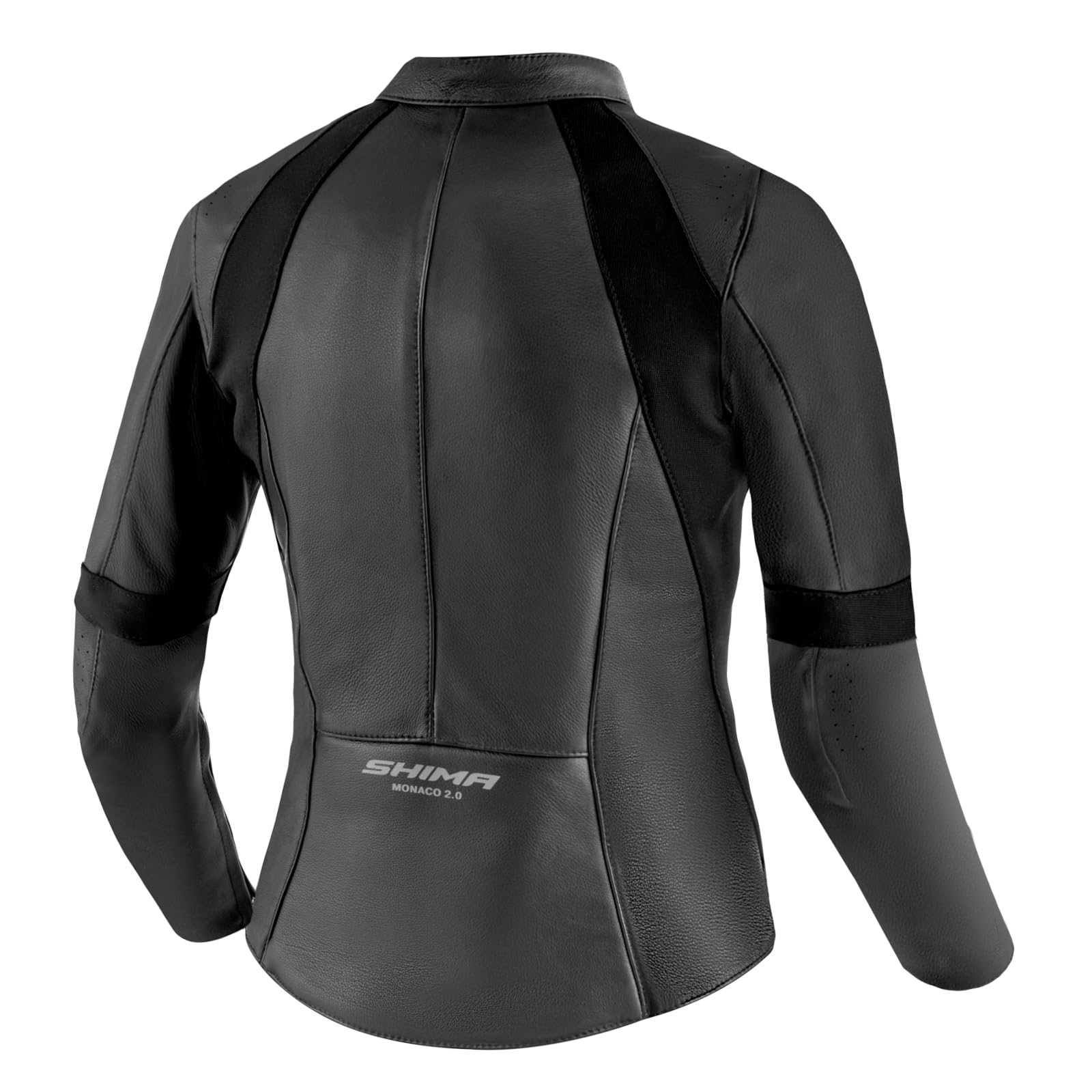 SHIMA MONACO 2.0 Leather Motorcycle Ladies Suit - Black Women Leather Jacket Pants Gloves with Protectors - Image 4