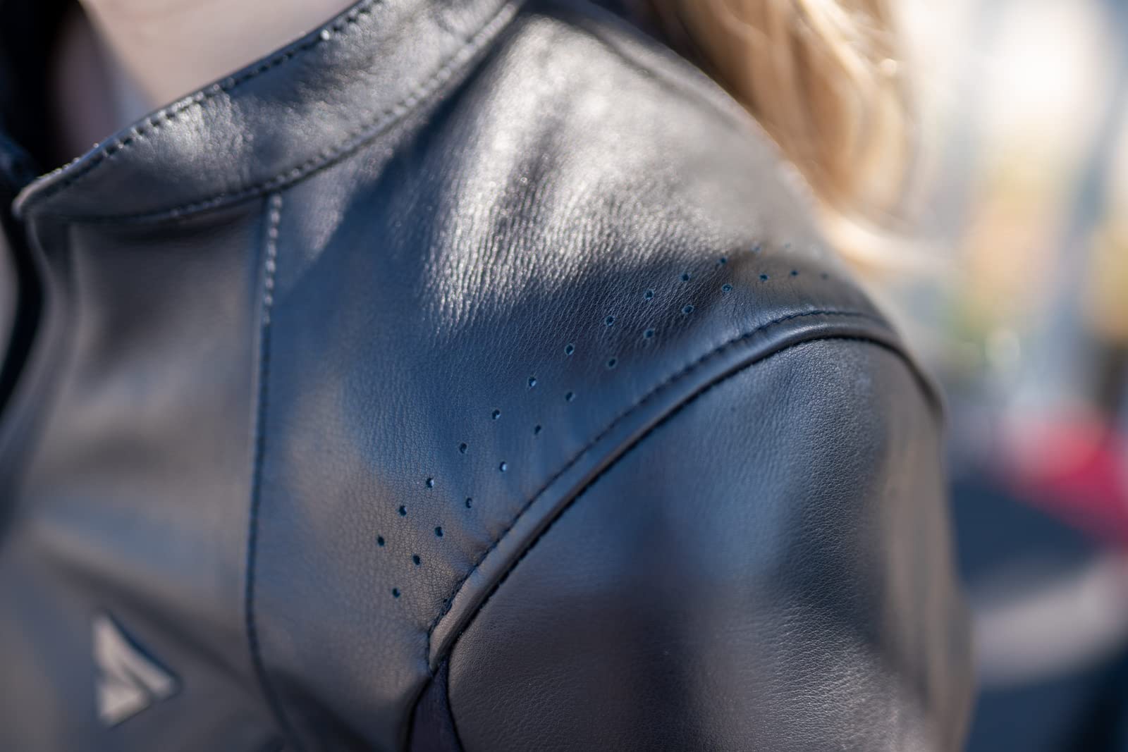 SHIMA MONACO 2.0 Leather Motorcycle Ladies Suit - Black Women Leather Jacket Pants Gloves with Protectors - Image 7