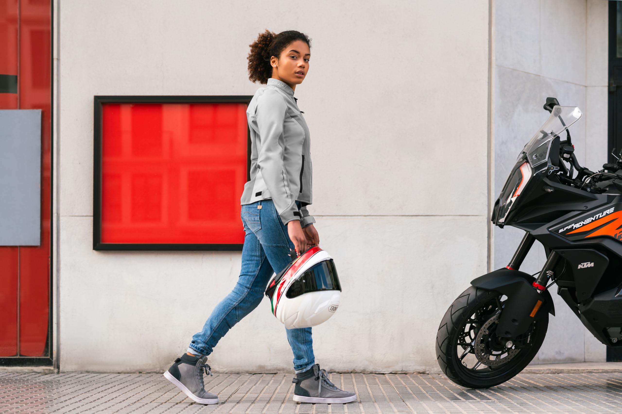 SHIMA Openair Lady Women Motorbike Jacket Lightweight Breathable Summer Mesh Womens City Biker - Image 15