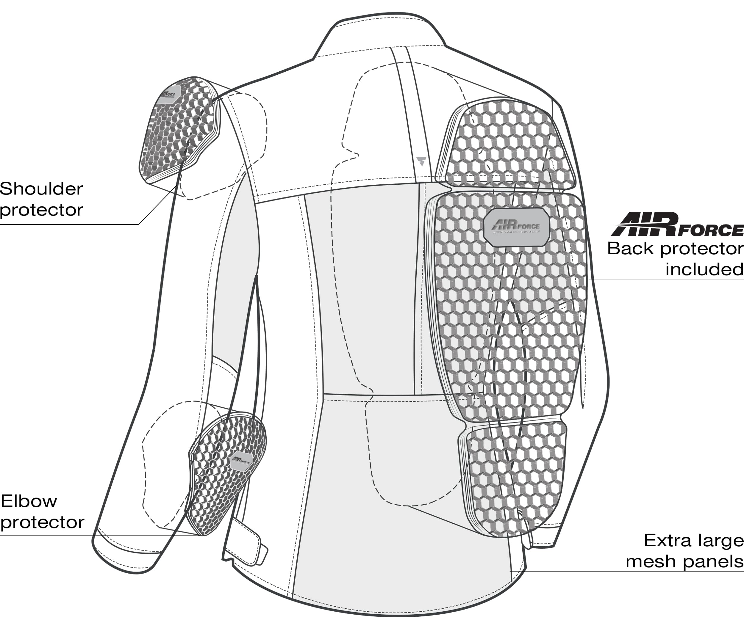 SHIMA Openair Lady Women Motorbike Jacket Lightweight Breathable Summer Mesh Womens City Biker - Image 4