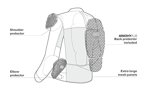 SHIMA OPENAIR Motorbike Jacket for Men - Lightweight Breathable Summer Mesh Mens City Biker Jacket - Image 5