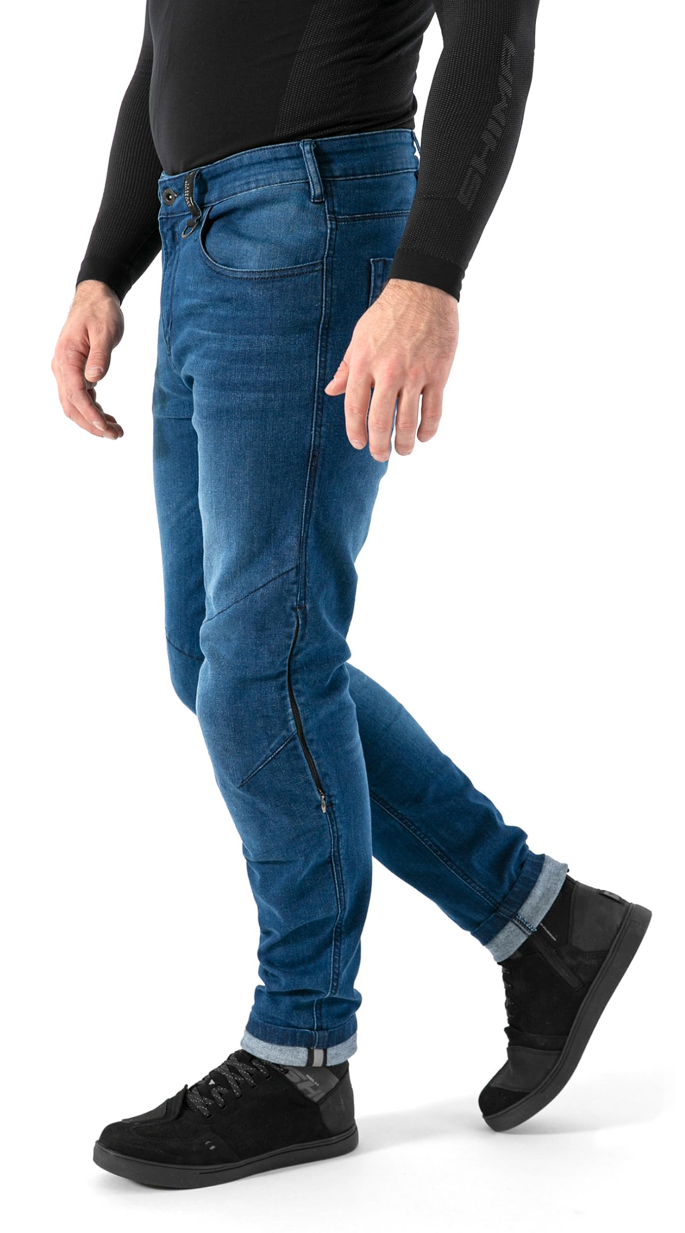 SHIMA Rider Motorcycle Jeans for Men Airforce Knee Protectors Motorbike Mens Armoured Trousers Lightweight Protective - Image 3