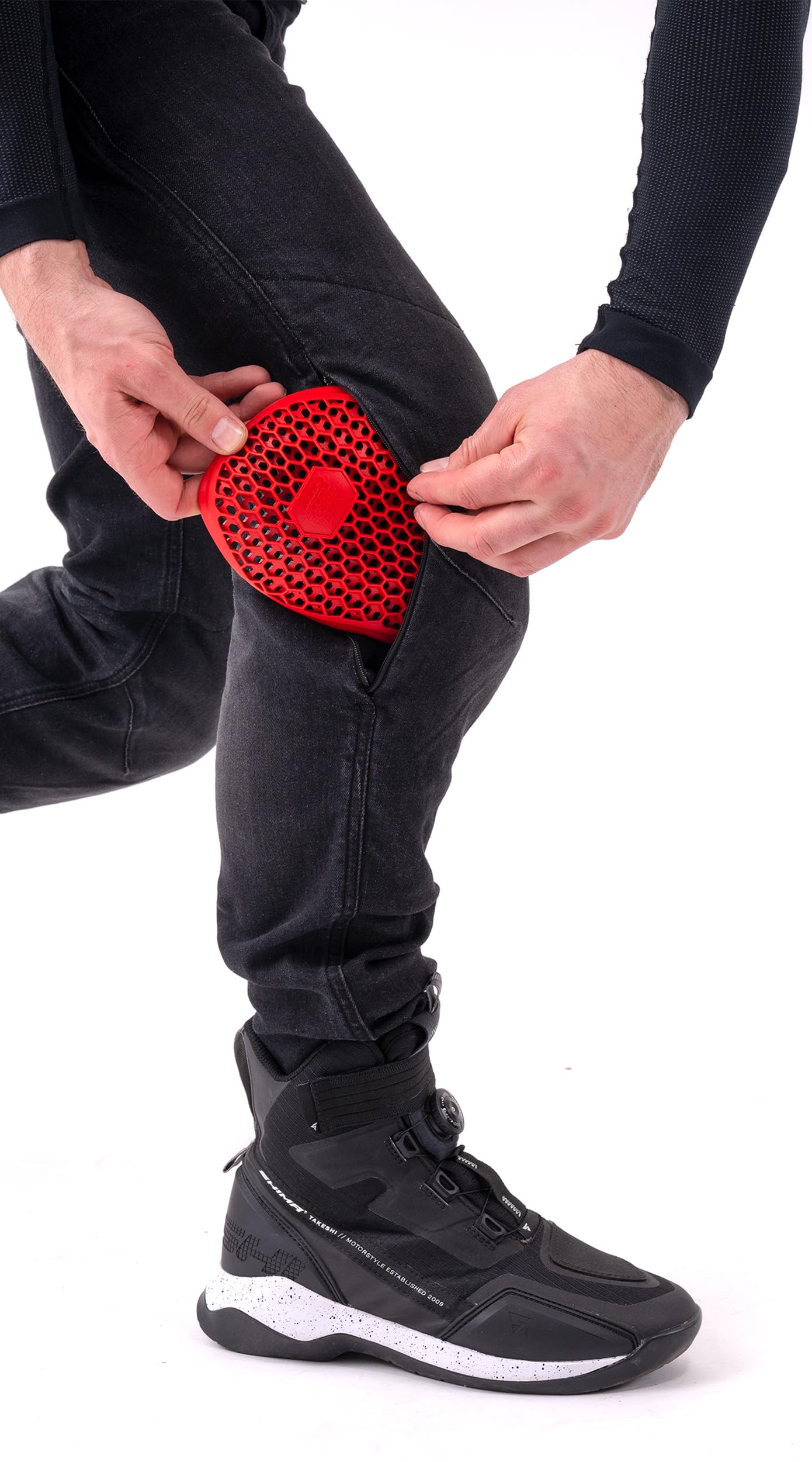 SHIMA Rider Motorcycle Jeans for Men Airforce Knee Protectors Motorbike Mens Armoured Trousers Lightweight Protective - Image 5