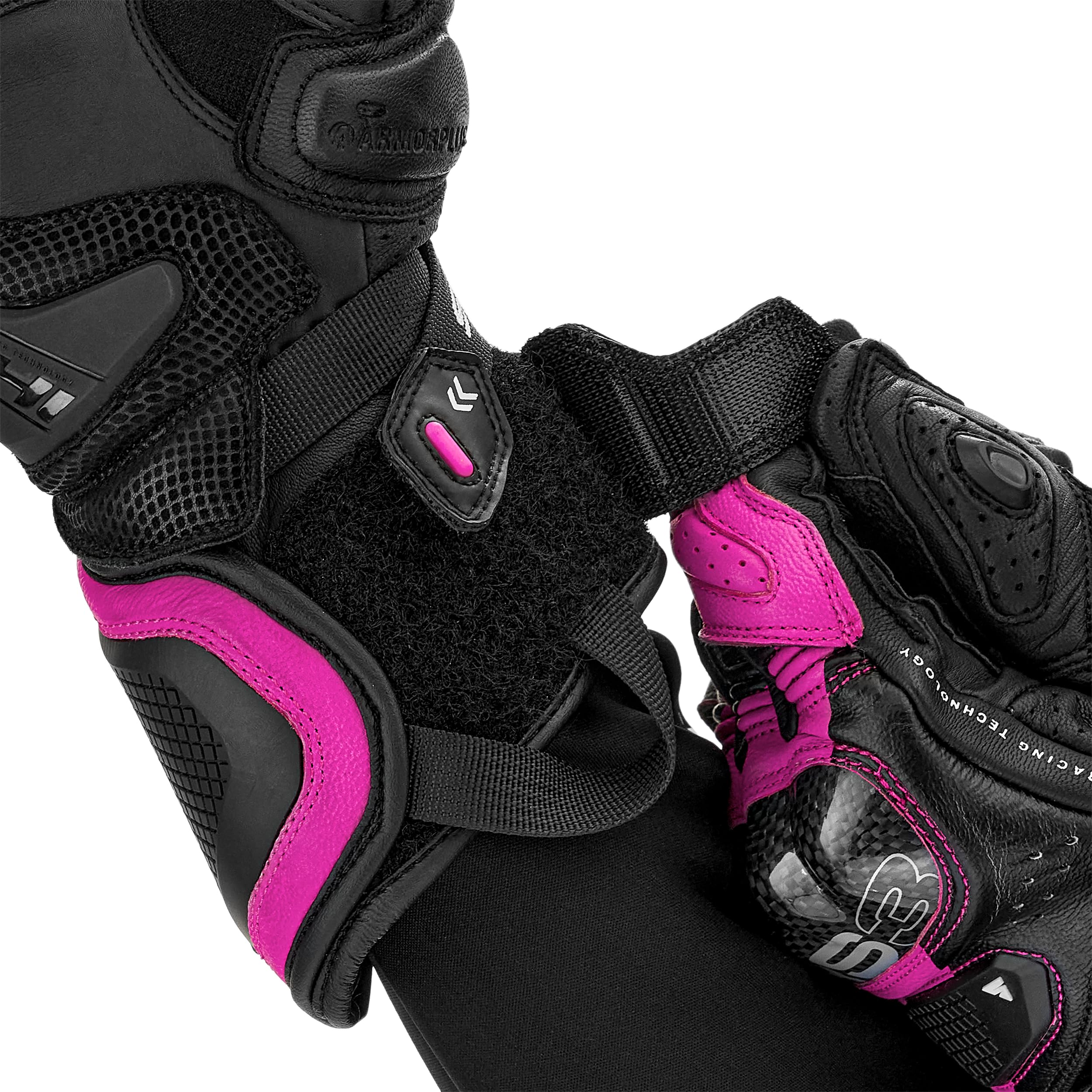 SHIMA RS-3 Motorcycle Gloves Men Women Leather Long Biker Armoured Protectors Moto Sliders Racing Powersports Motorsport - Image 14