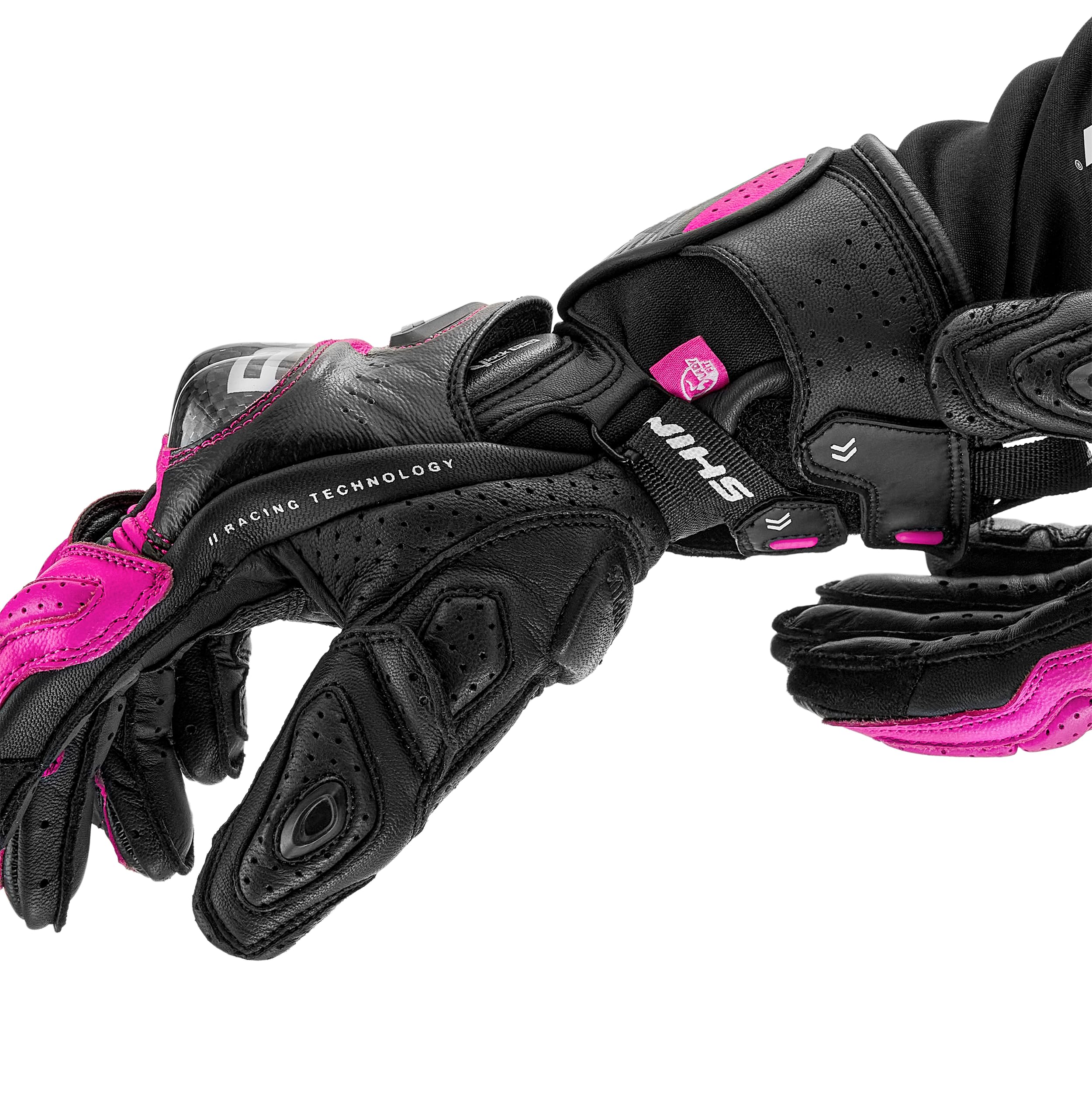 SHIMA RS-3 Motorcycle Gloves Men Women Leather Long Biker Armoured Protectors Moto Sliders Racing Powersports Motorsport - Image 8