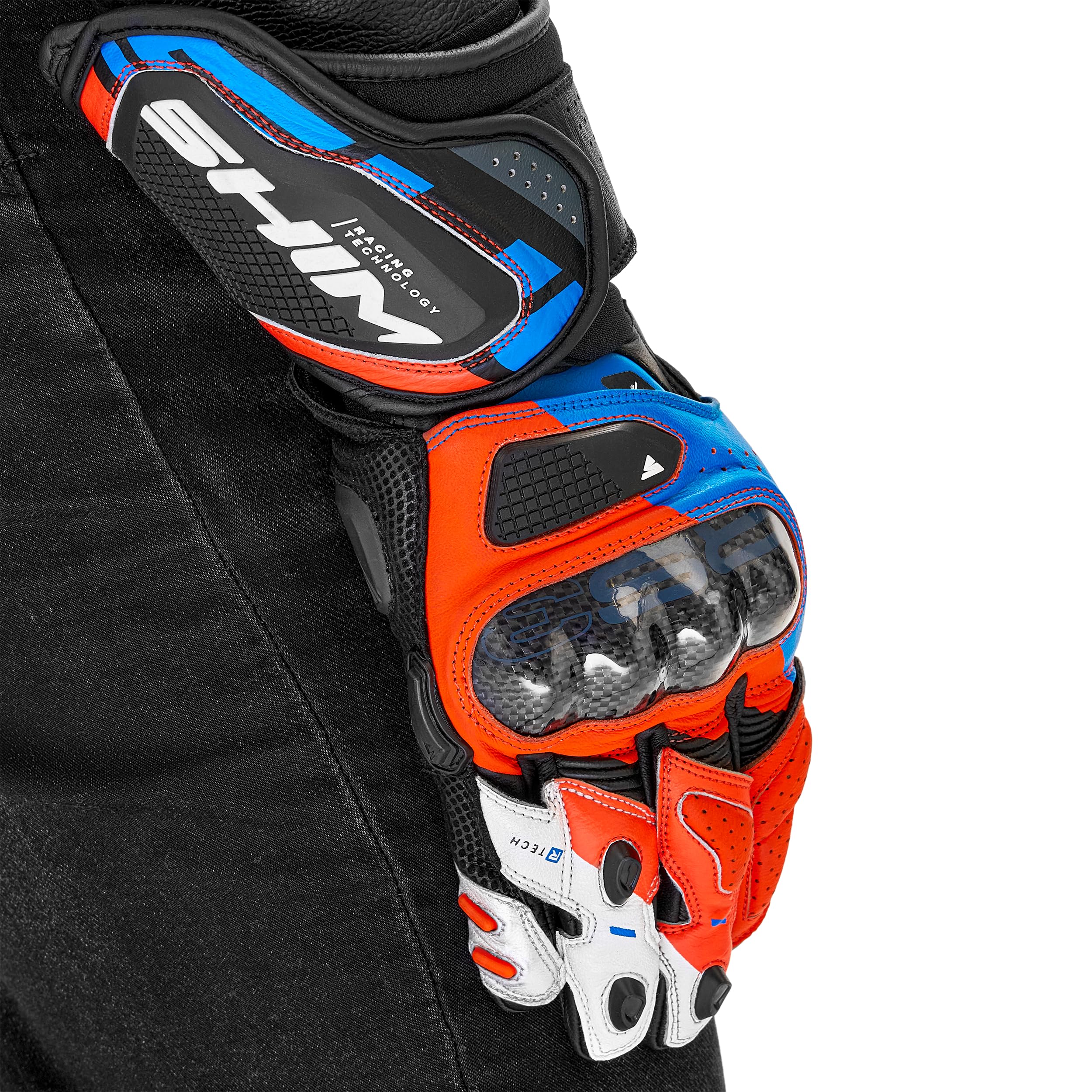 SHIMA RS-3 Motorcycle Gloves Men Women Leather Long Biker Armoured Protectors Moto Sliders Racing Powersports Motorsport - Image 10