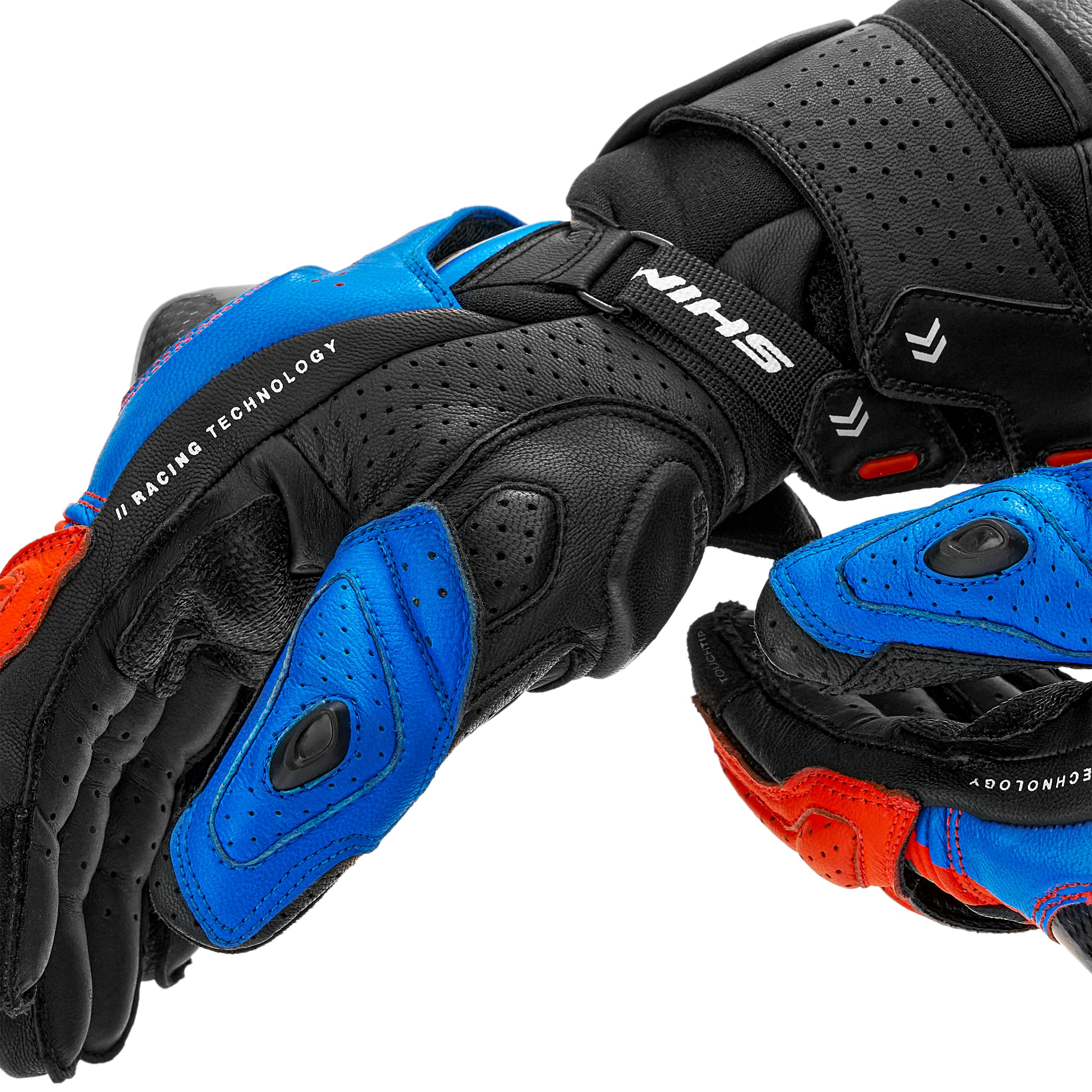 SHIMA RS-3 Motorcycle Gloves Men Women Leather Long Biker Armoured Protectors Moto Sliders Racing Powersports Motorsport - Image 14