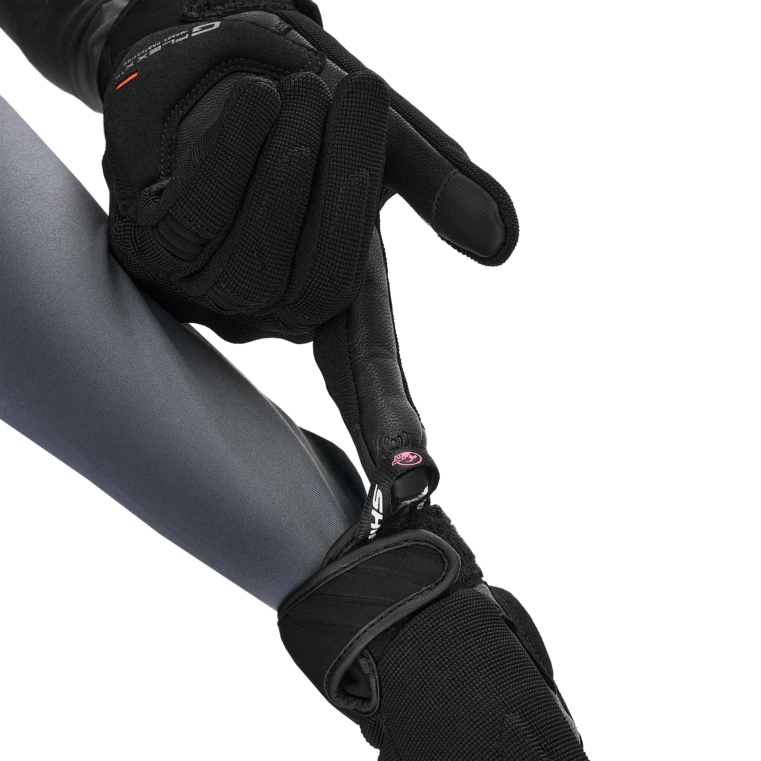 SHIMA Sonic Motorcycle Gloves Men Women Textile Leather Short Summer Biker Armoured Protectors Powersports Motorsport - Image 12