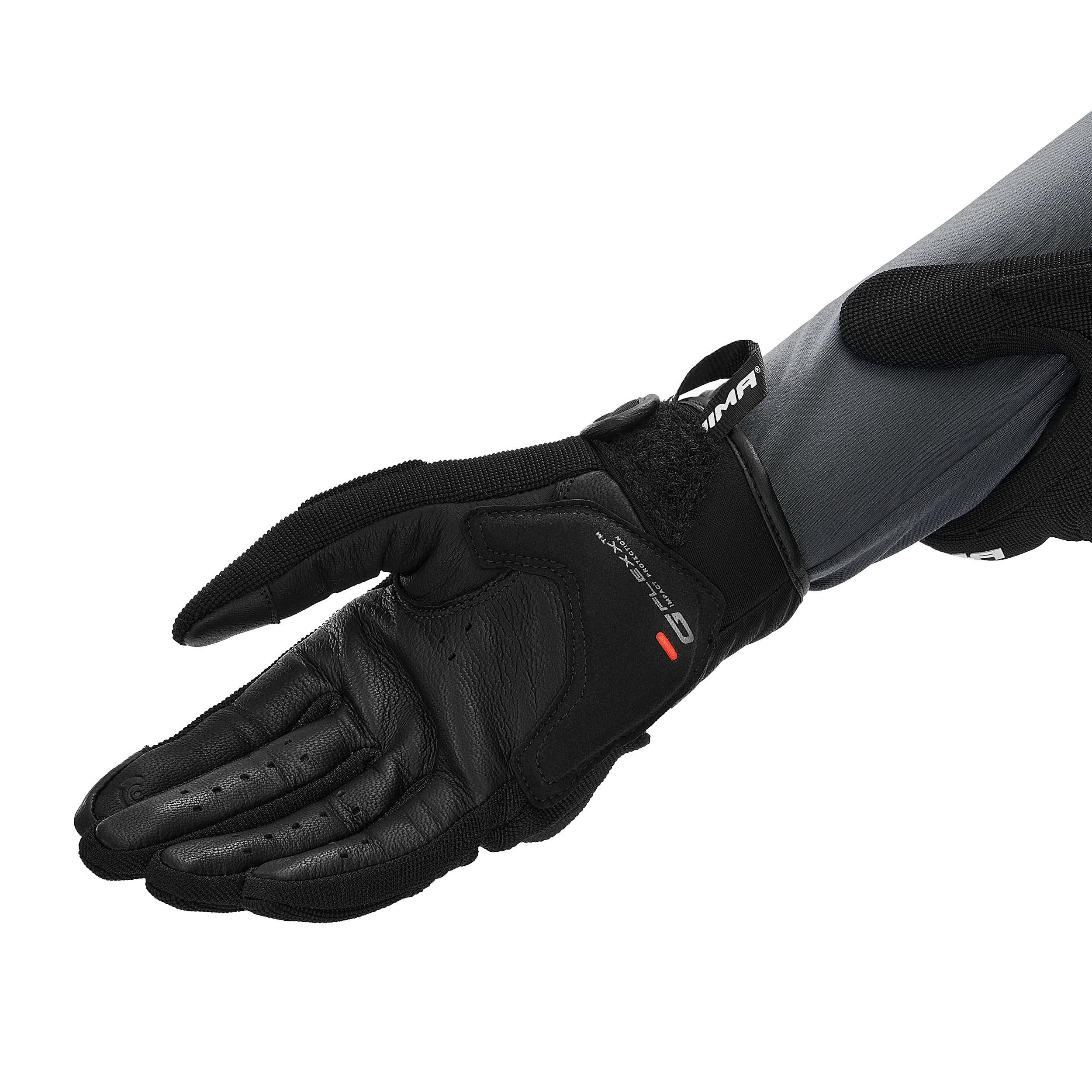 SHIMA Sonic Motorcycle Gloves Men Women Textile Leather Short Summer Biker Armoured Protectors Powersports Motorsport - Image 6