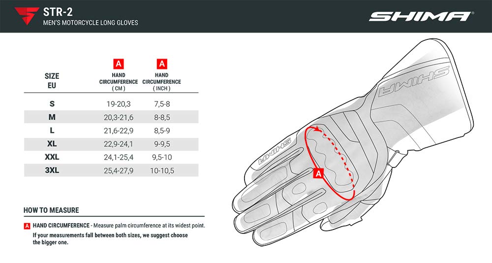SHIMA STR-2 Motorcycle Gloves Men Leather Biker Armoured Ventilated Protectors Sliders Racing Powersports Motorsport - Image 6