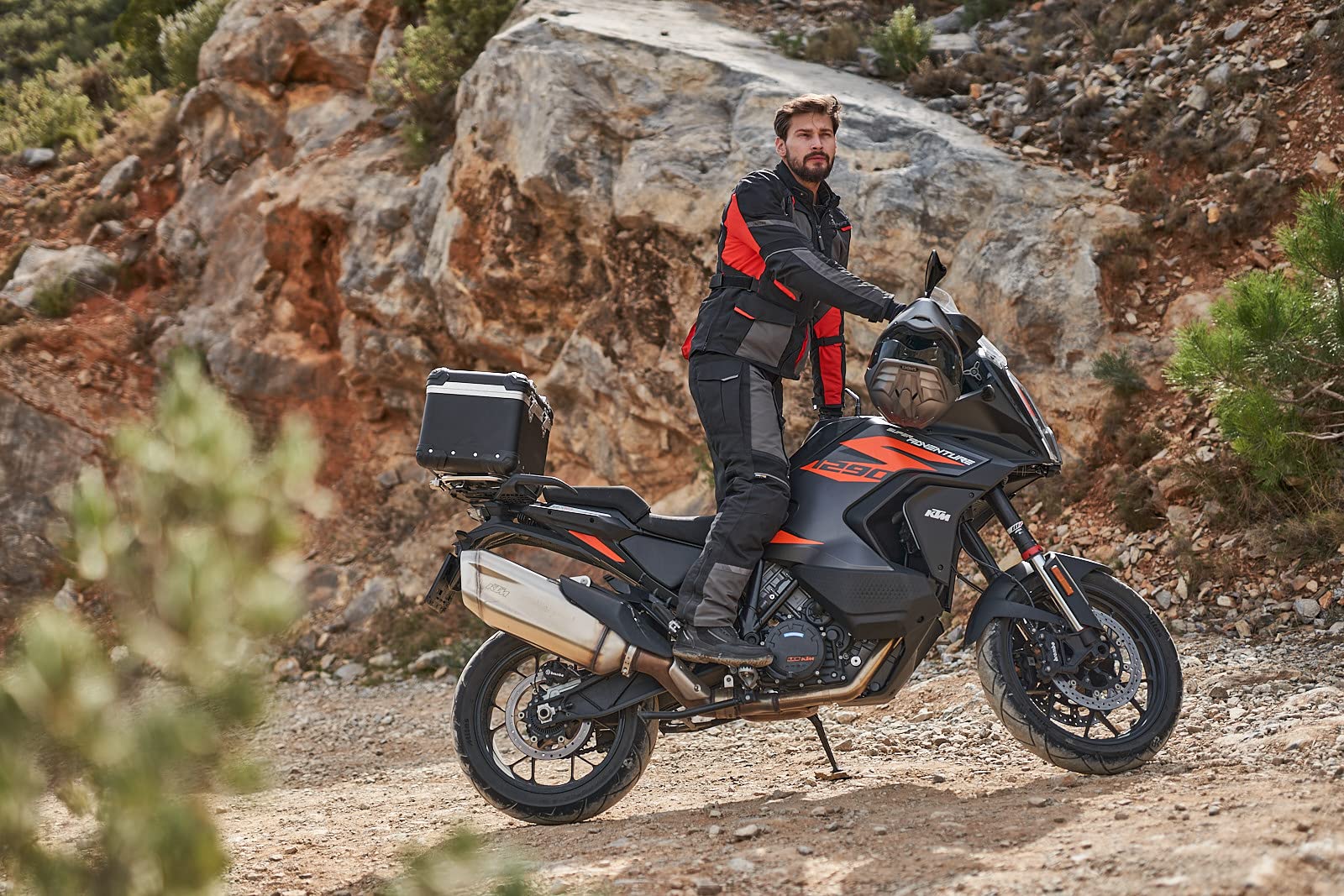 SHIMA STRATO WP, Waterproof Motorcycle Boots for Men - Vented, Reinforced Lightweight Long Biker Riding Boots with ATOP Fast-Closure - Image 3