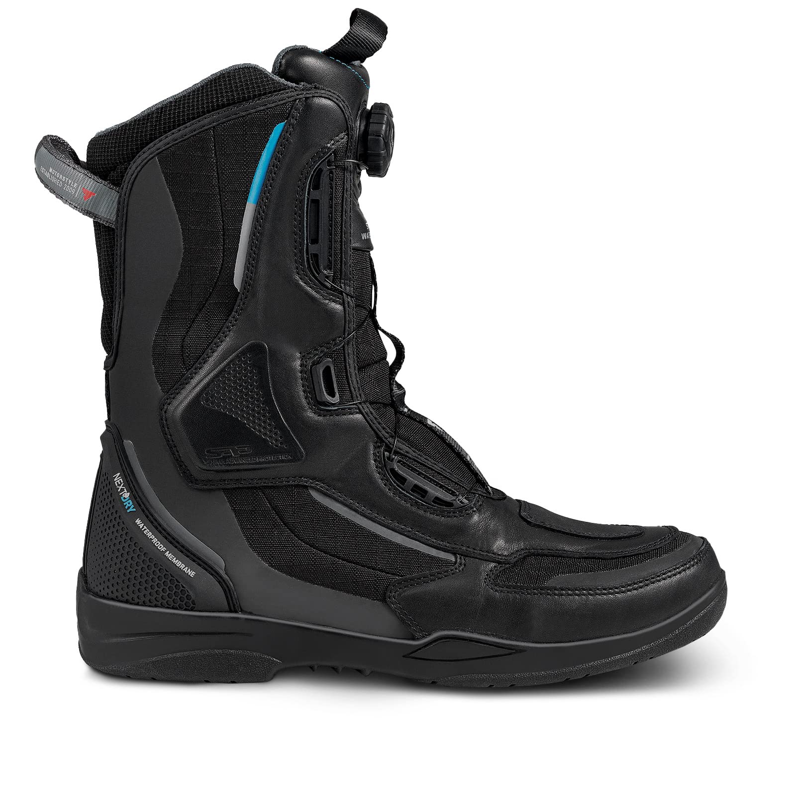 SHIMA STRATO WP, Waterproof Motorcycle Boots for Men - Vented, Reinforced Lightweight Long Biker Riding Boots with ATOP Fast-Closure - Image 4