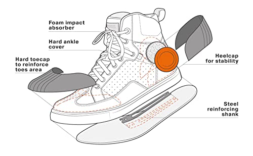 SHIMA SX-2 EVO Motorcycle Shoes for Men - Breathable, Reinforced Leather Biker Motorcycle Boots Men with Ankle Support - Image 6