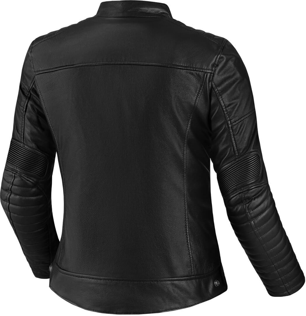 SHIMA Winchester 2.0 Motorbike Jackets for Women AirForce Back Protector Armour Riding Leather Motorcycle Jacket Summer Bikers Ventilated Armoured Bike Motorcycles (Womens, Black, L) - Image 4