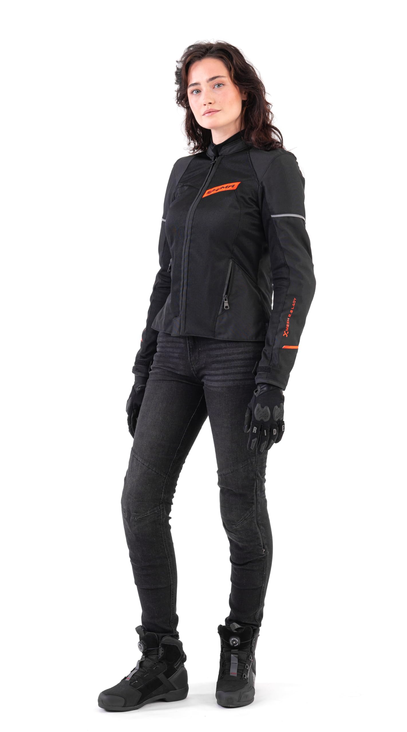 SHIMA X-Mesh 2.0 Motorcycle Jacket Men Women AirForce Back Protector Armour Riding Motorbike Jackets Summer Mesh Bikers - Image 3