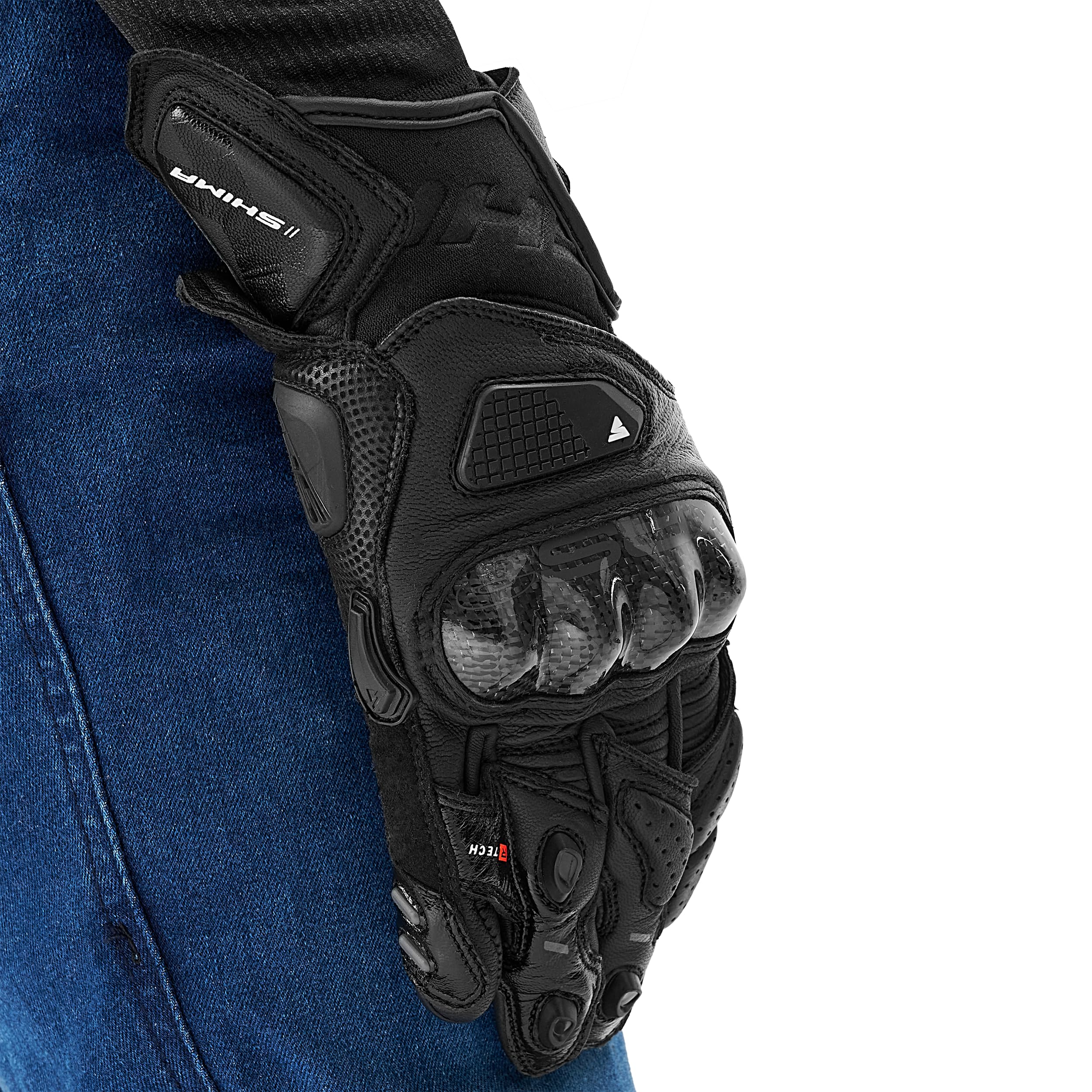 SHIMA XRS-3 Motorcycle Gloves Men Leather Long Biker Armoured Protectors Moto Sliders Racing Powersports Motorsport - Image 10
