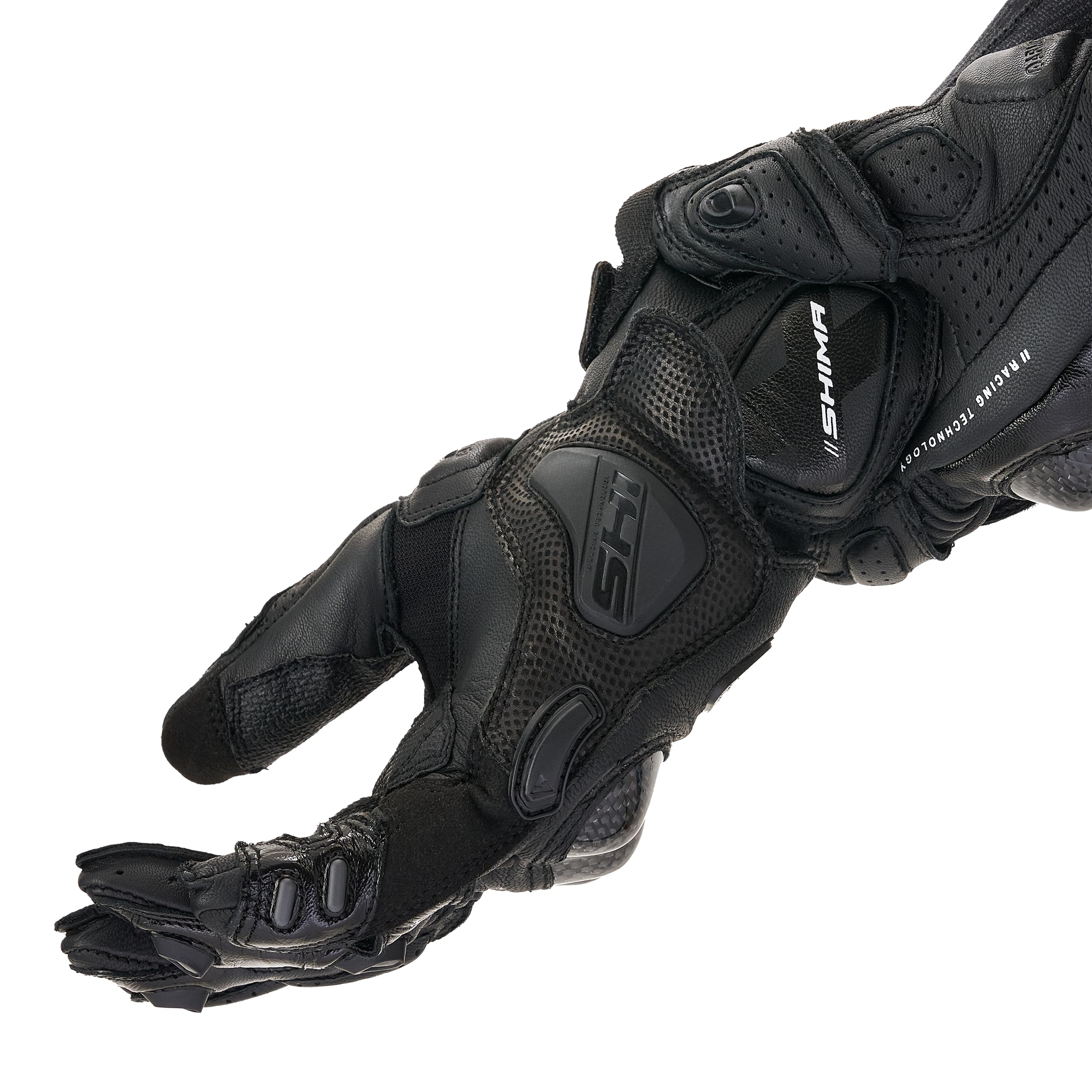 SHIMA XRS-3 Motorcycle Gloves Men Leather Long Biker Armoured Protectors Moto Sliders Racing Powersports Motorsport - Image 5