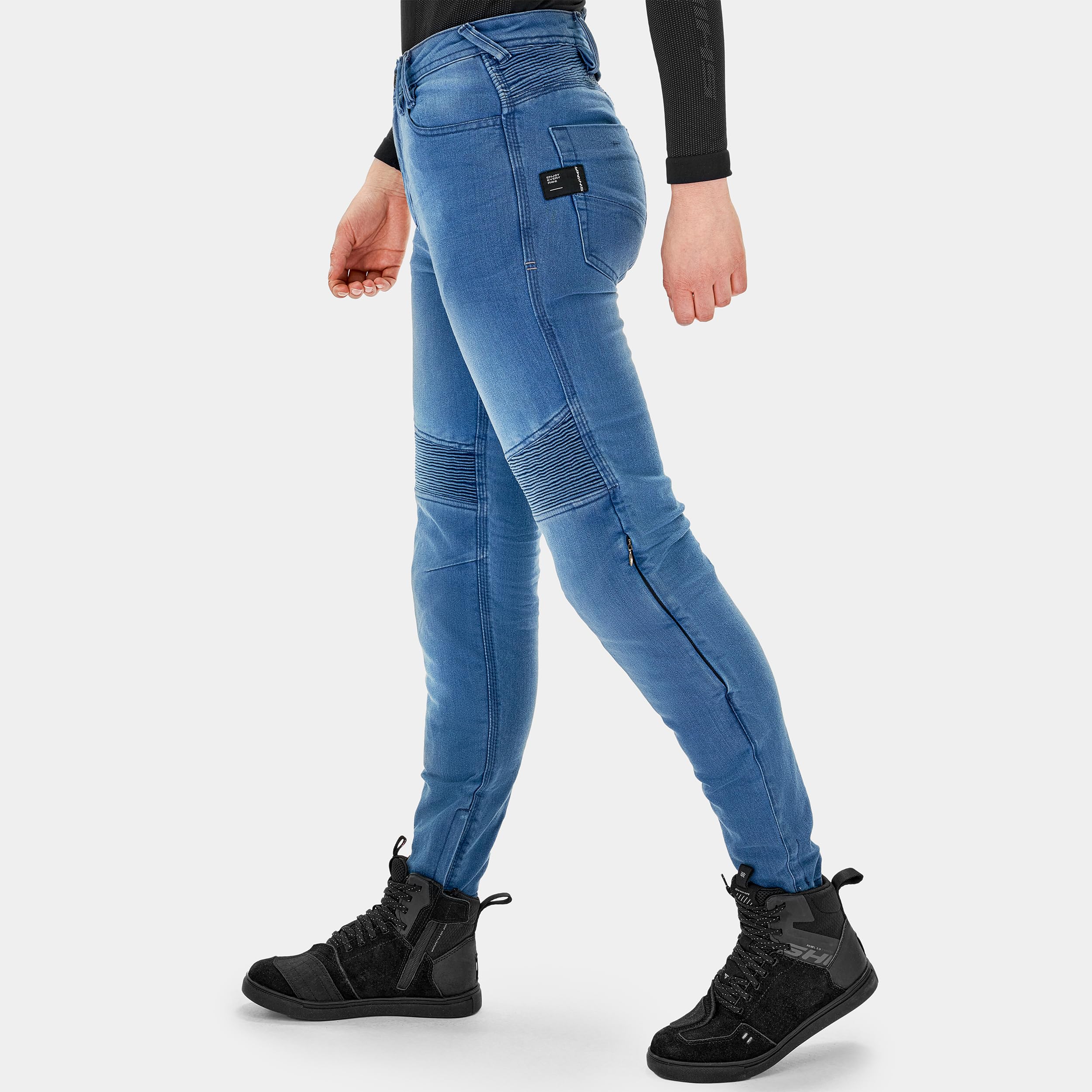 SHIMA Zenith Motorcycle Jeans for Men Women GFLEXX Knee Protectors Motorbike Mens Armoured Trousers Lightweight Bike - Image 5