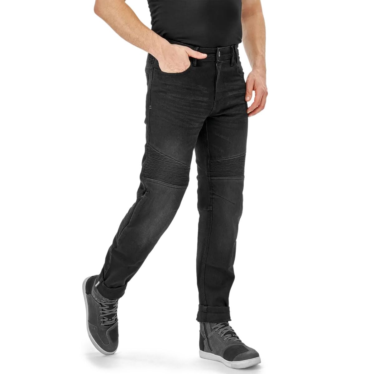 SHIMA Zenith Motorcycle Jeans for Men Women GFLEXX Knee Protectors Motorbike Mens Armoured Trousers Lightweight Bike - Image 4